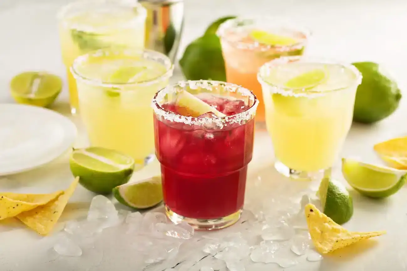 Margaritas in many flavors