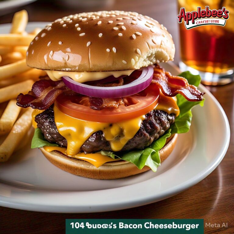 Applebee's Bacon Cheeseburger