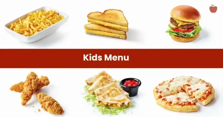 applebee's kids menu
